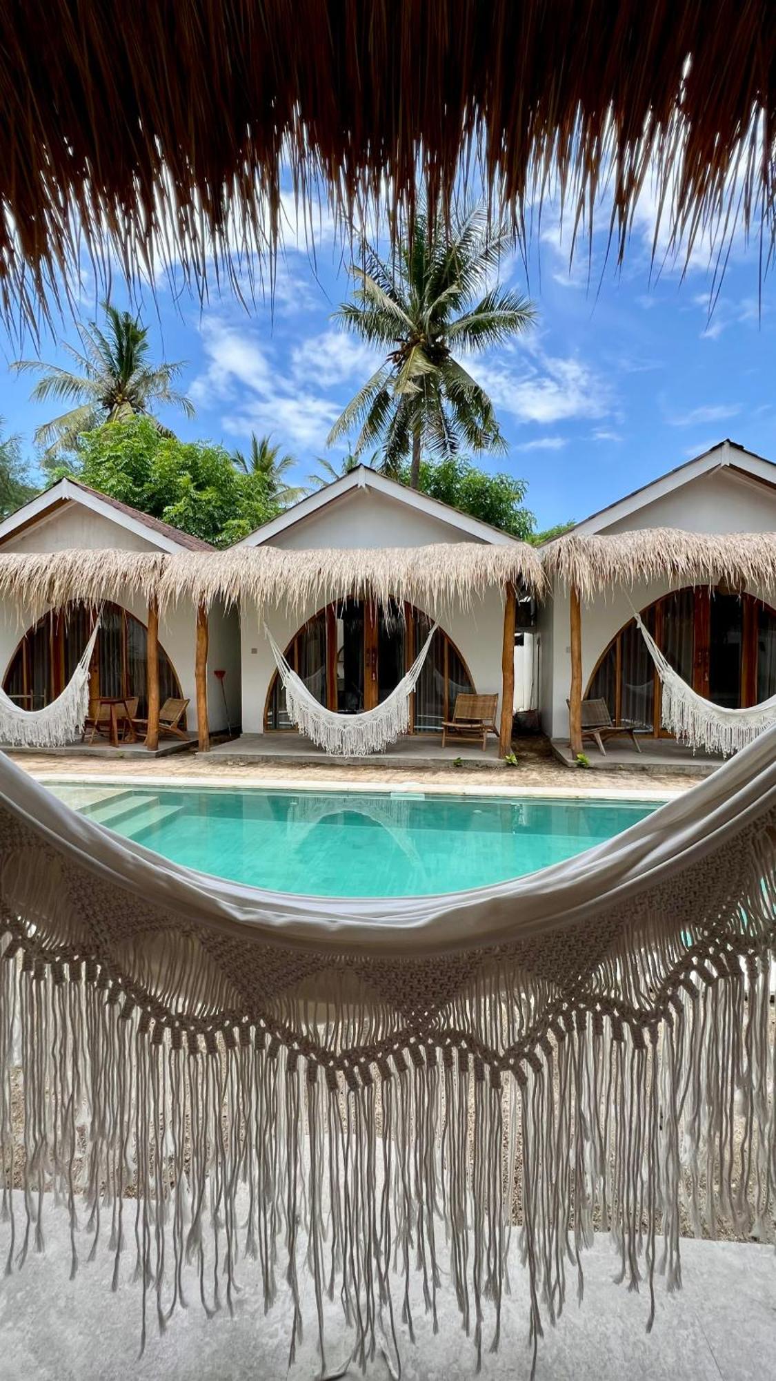 Rumah Canaria Bungalow Gili Trawangan Dış mekan fotoğraf