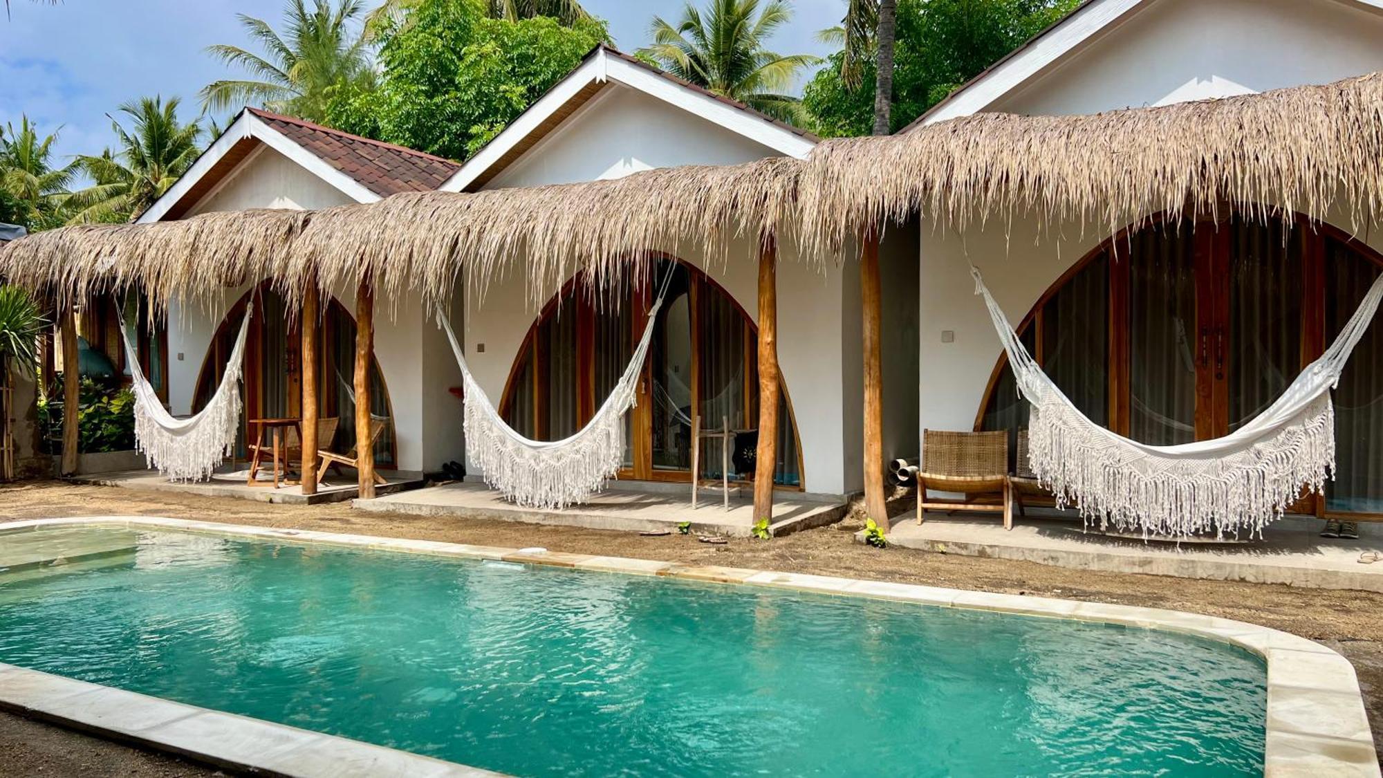 Rumah Canaria Bungalow Gili Trawangan Dış mekan fotoğraf